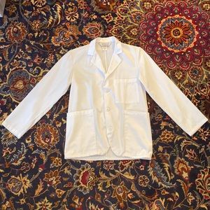 UNISEX Short White Lab Coat 2XS